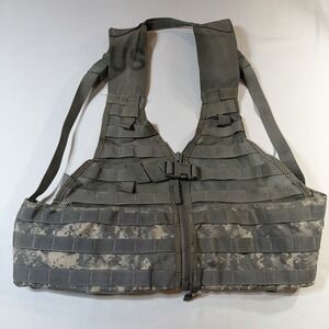 ACU FLC Vest Fighting Load Carrier, US Army MOLLE II Digital Camo USGI